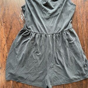 American Eagle Outfitters Gray Romper